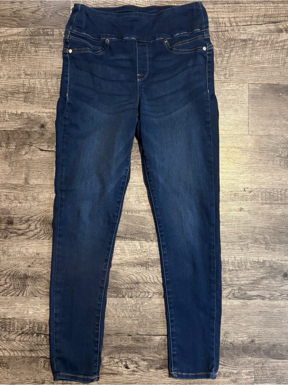 Seven7 Jeans Women’s 12 Blue High Rise Legging Pull On Denim